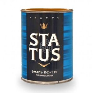 Эмаль парижская зелень 0,9 кг STATUS