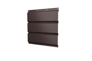 Софит металлический полная перфорация 0,45 PE c пленкой RAL 8017 шоколад